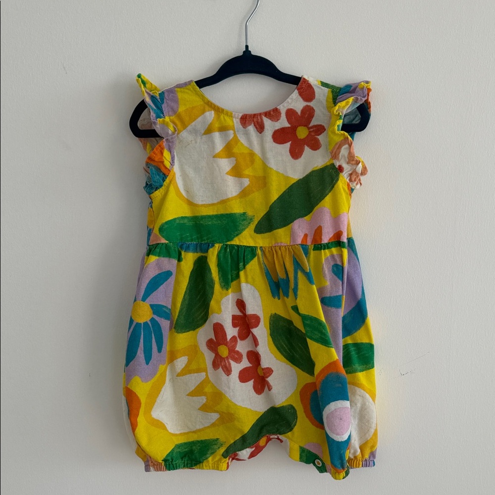 Colorful Floral Kids Bodysuit